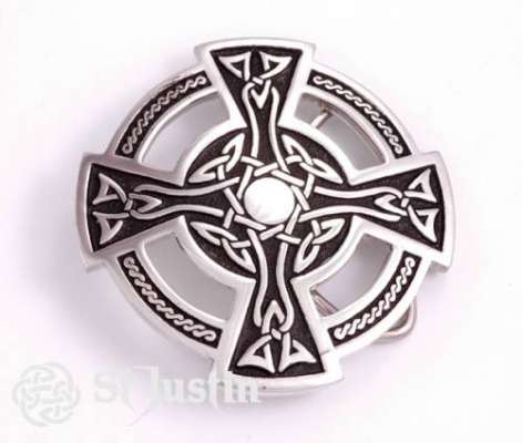 Belt Buckle - Celtic Cross Design